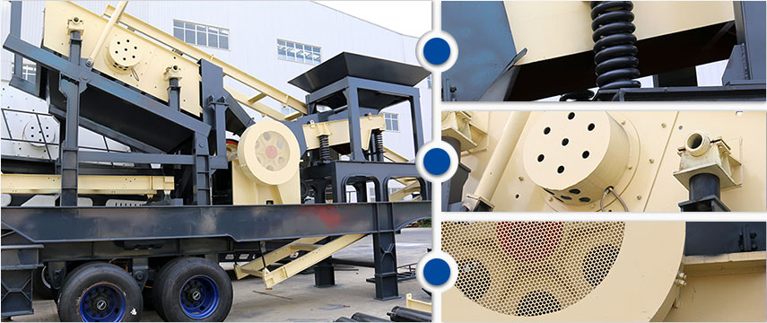 輪胎式移動石子破碎站細節(jié)圖 輪胎式移動石子破碎站細節(jié)圖