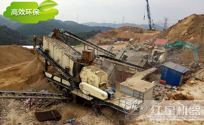 沙石料移動式破碎機環(huán)保、高產(chǎn) 沙石料移動式破碎機環(huán)保、高產(chǎn)