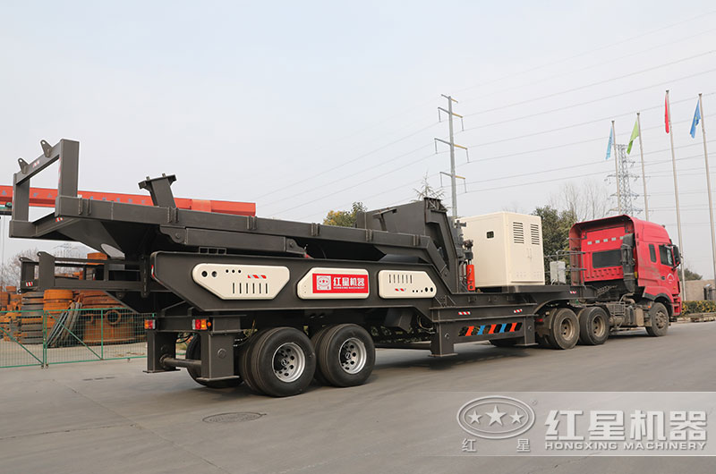 紅星移動破碎站發貨現場 紅星移動破碎站發貨現場