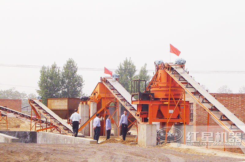 制砂機生產線現場圖 制砂機生產線現場圖