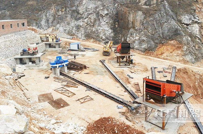 制砂生產線現場圖 制砂生產線現場圖