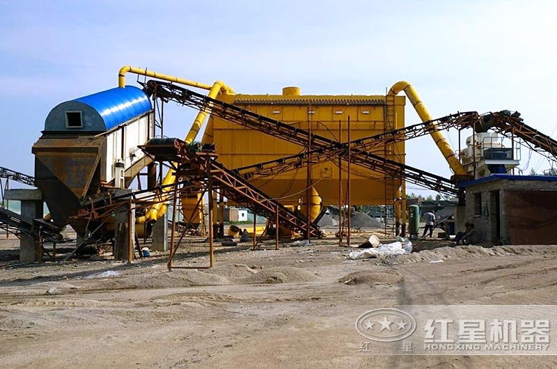 保定客戶環保制砂現場 保定客戶環保制砂現場