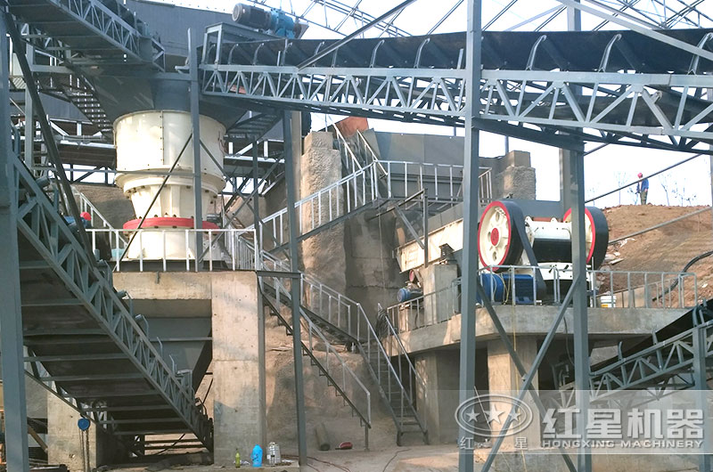 江蘇客戶卵石破碎生產線現場 江蘇客戶卵石破碎生產線現場