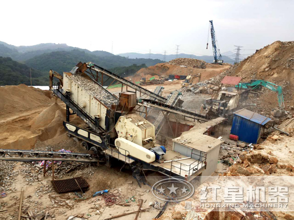 山東濟南建筑垃圾處理現場 山東濟南建筑垃圾處理現場