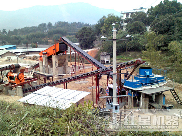 砂石生產線現場圖 砂石生產線現場圖