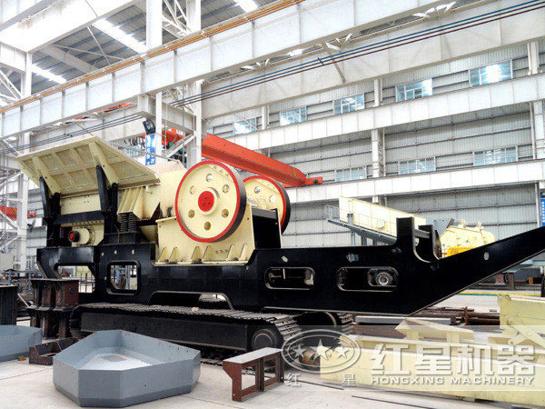 移動式石頭破碎站 移動式石頭破碎站