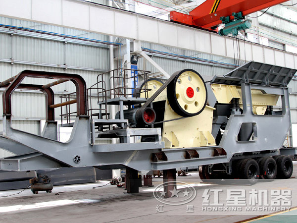 紅星移動式石頭破碎機 紅星移動式石頭破碎機