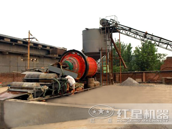 球磨機現場圖 球磨機現場圖