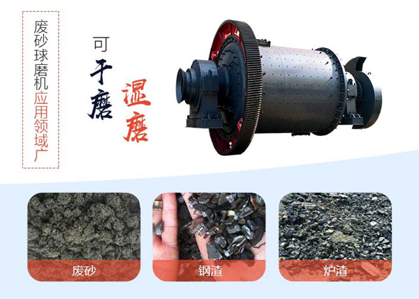 廢砂球磨機應用領域 廢砂球磨機應用領域