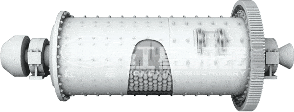 球磨機(jī)原理圖 球磨機(jī)原理圖