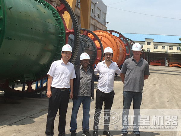 客戶訪問紅星棒磨機廠家 客戶訪問紅星棒磨機廠家