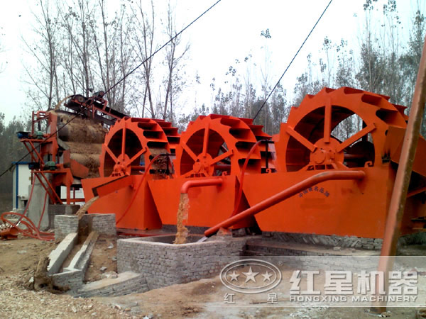 紅星機制砂洗砂機現場 紅星機制砂洗砂機現場